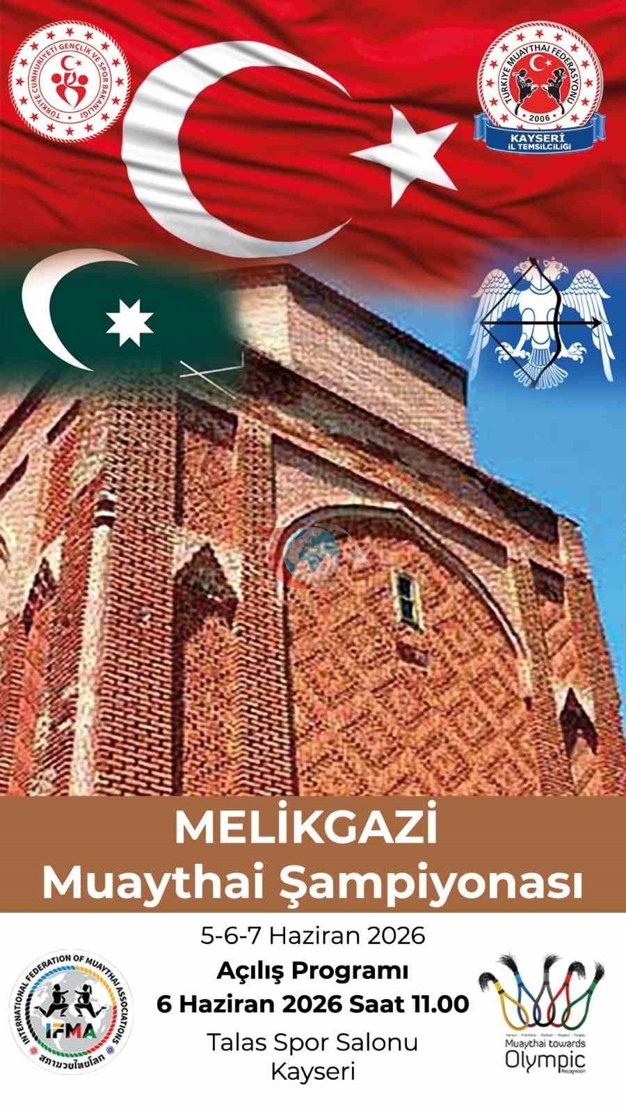 Melikgazi Muaythai Şampiyonası Kayseri'de Başlıyor