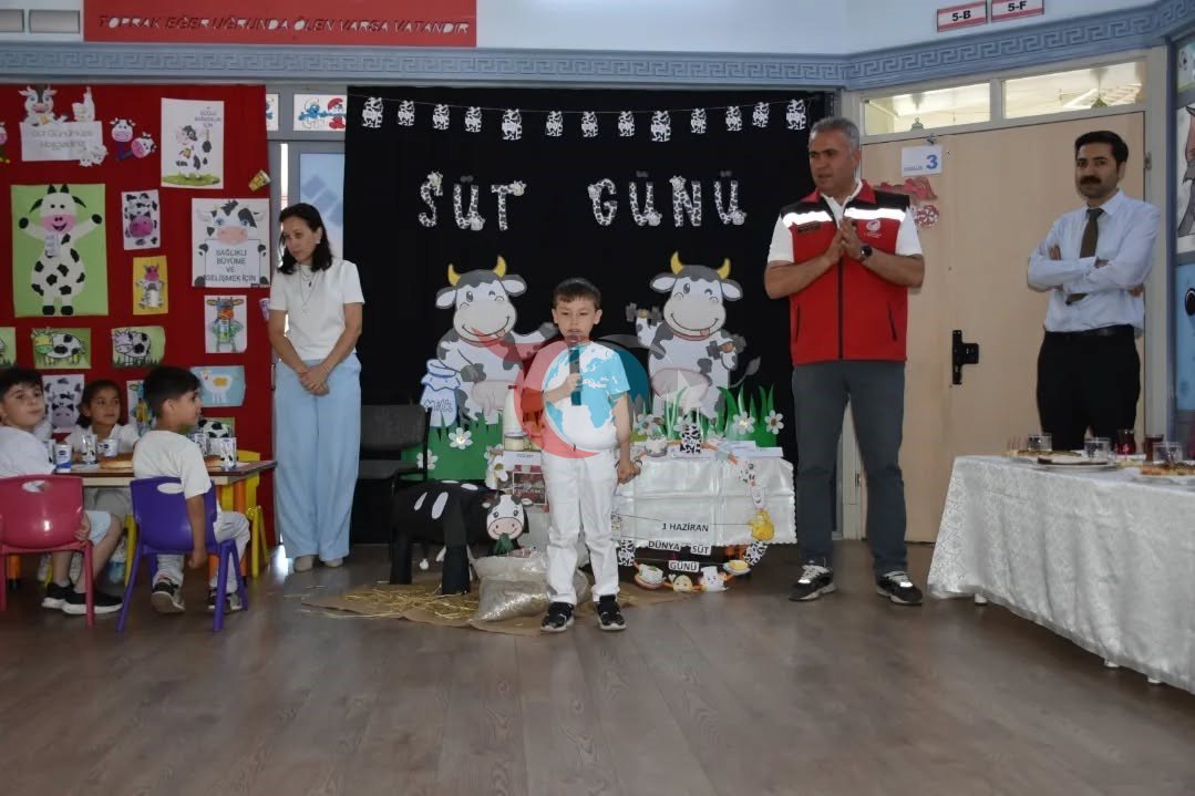 Aydın&rsquo;da miniklere süt tüketiminin önemi anlatıldı