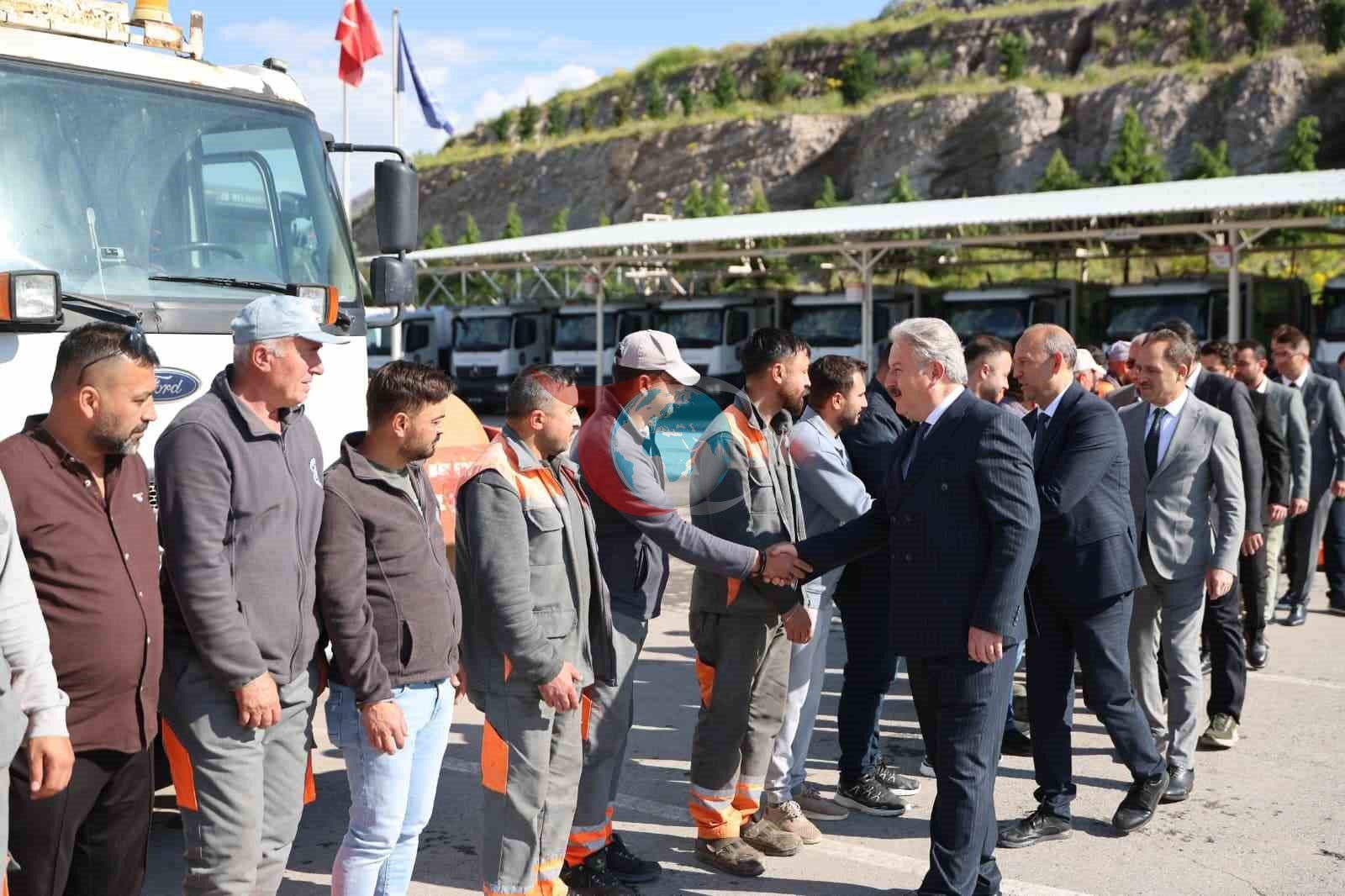 Başkan Palancıoğlu'ndan Bayram Sonrası Personel Ziyareti