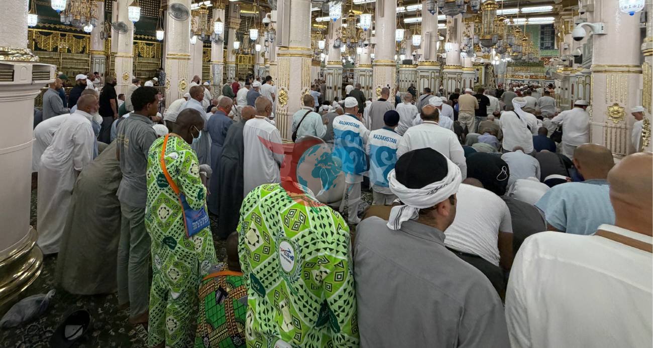 Medine'de Hacılar Peygamberimizin İzinde Ziyaretlere Başladı