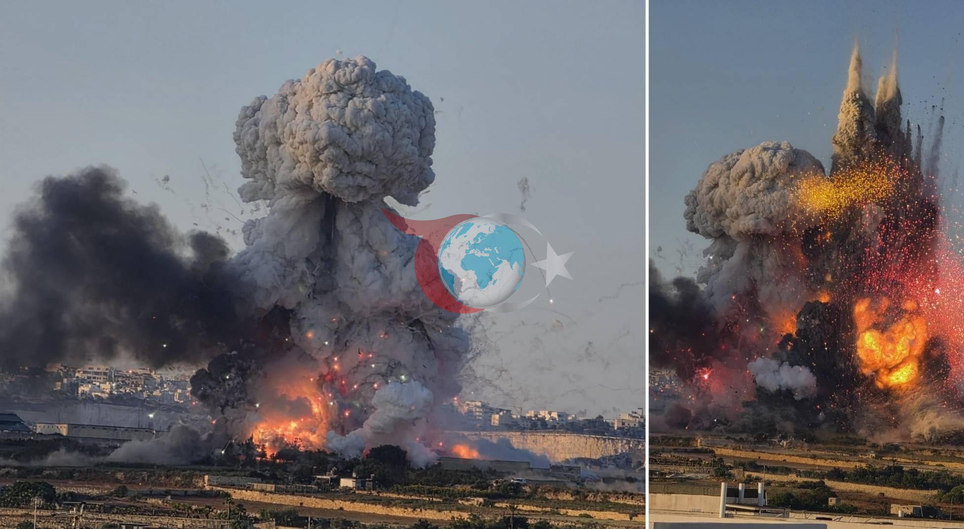 Malta'da Havai Fişek Fabrikasında Şiddetli Patlama: 2 Kişi Yaralandı
