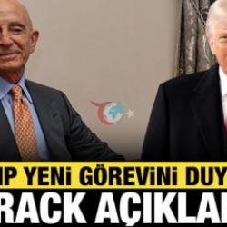 Trampdan Tom Barakla bağlı son dəqiqə açıqlaması: O, yeni vəzifəsini açıqladı!