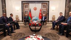 TBMM sədri Kurtulmuş Malavi Milli Assambleyasının sədri Süleyman ilə görüşdü