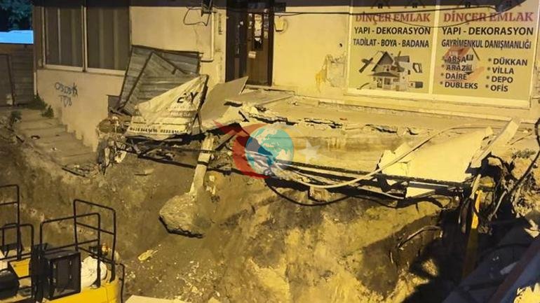 Avcılarda fəlakətin qarşısı alındı. Sütunlarından gələn səslərlə bina boşaldıldı