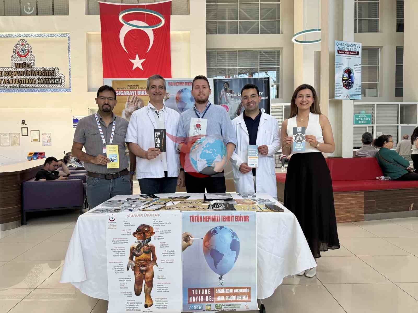Muğla Hastanesinde Tütünsüz Yaşam İçin Etkinlik Düzenlendi