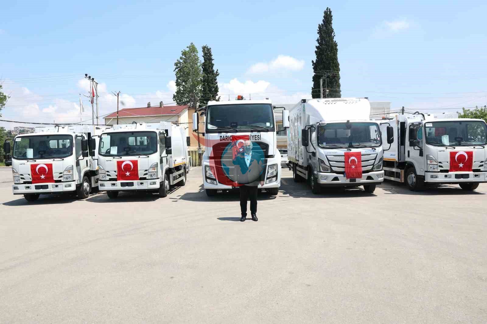 Darıca Belediyesi Araç Filosunu 5 Yeni Araçla Güçlendirdi