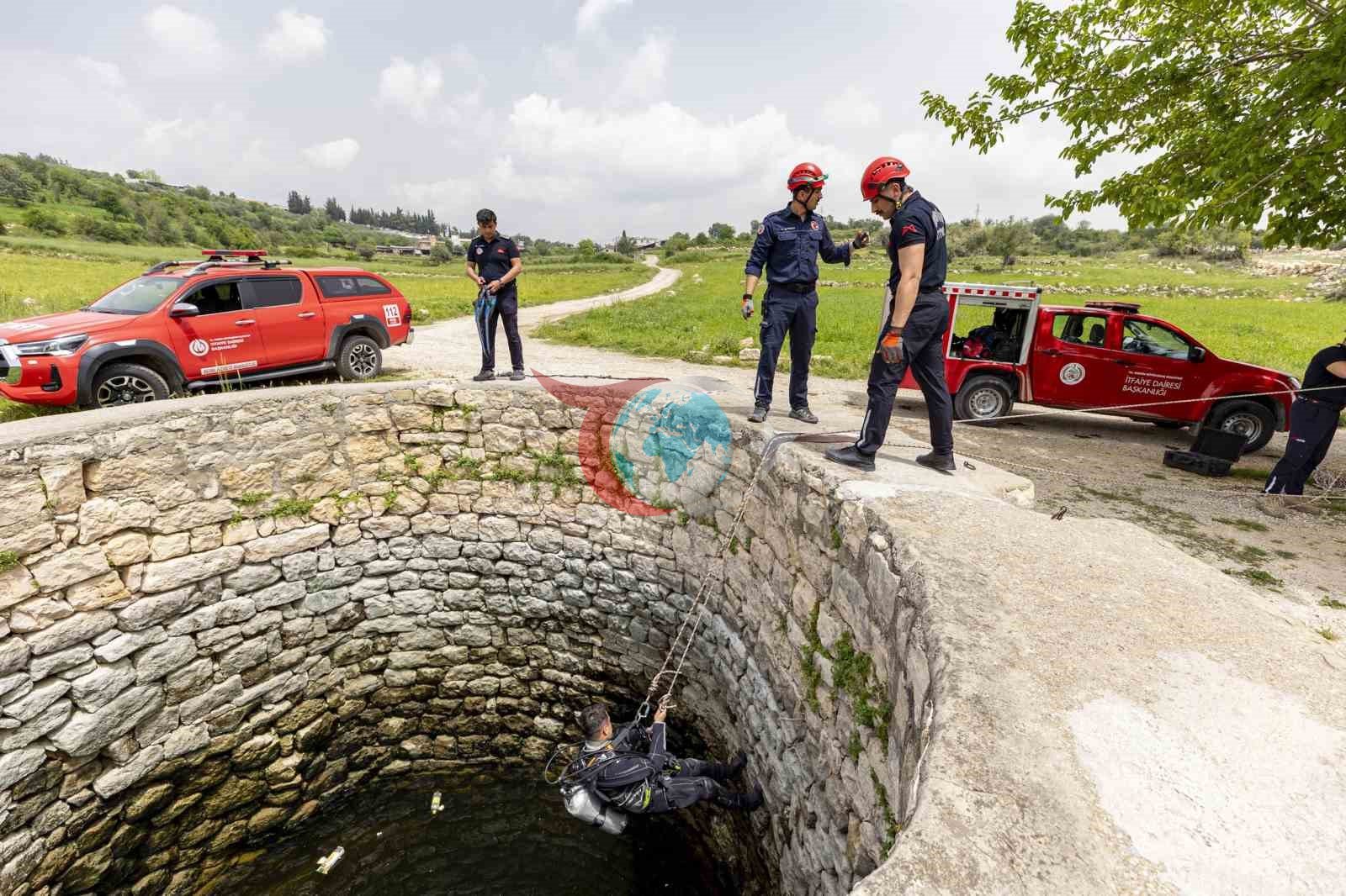 Mersin İtfaiyesi'nden Boğulma Vakalarına Hazırlık Tatbikatı