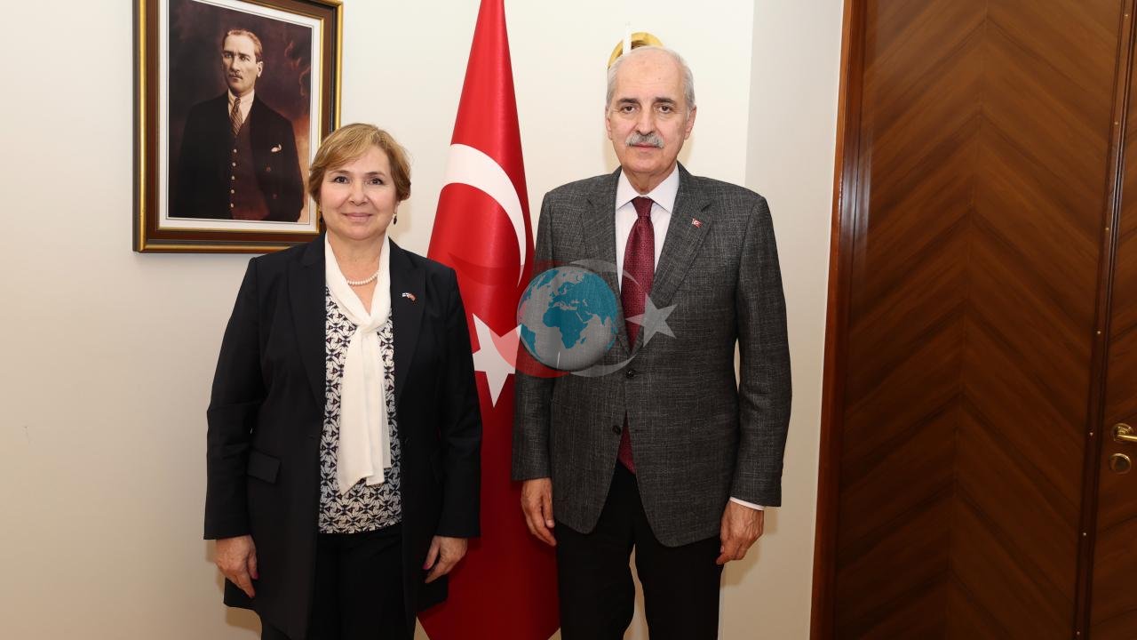 TBMM Başkanı Kurtulmuş, Helsinki Büyükelçiliği'nde Temaslarda Bulundu