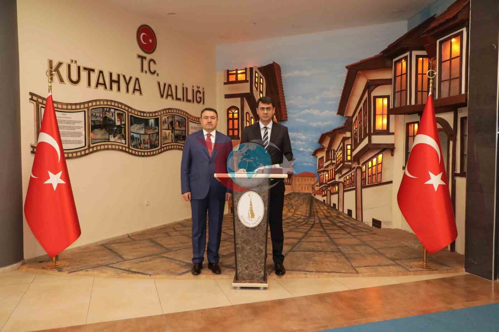 Uşak Valisi Kartal’dan Kütahya Valisi Işın’a iade-i ziyaret