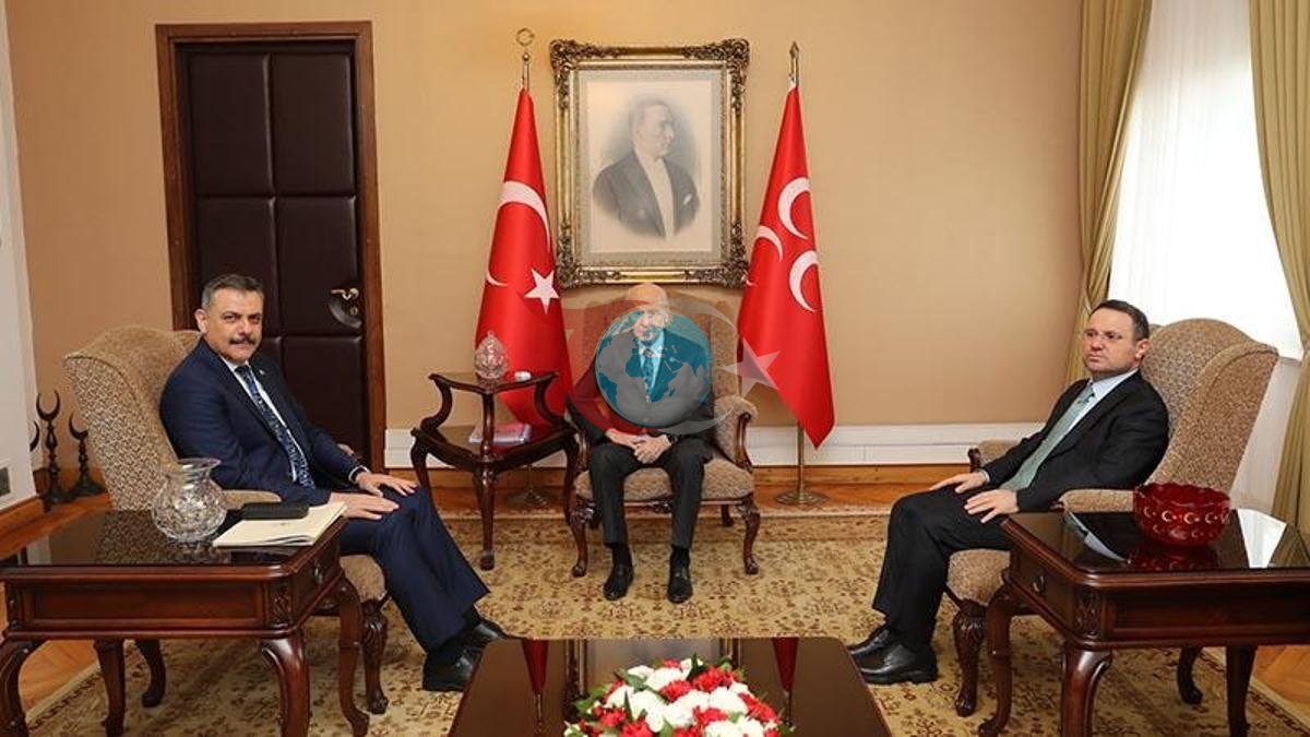 İçişleri ve Adalet Bakanlarından Bahçeli'ye Anlamlı Ziyaret