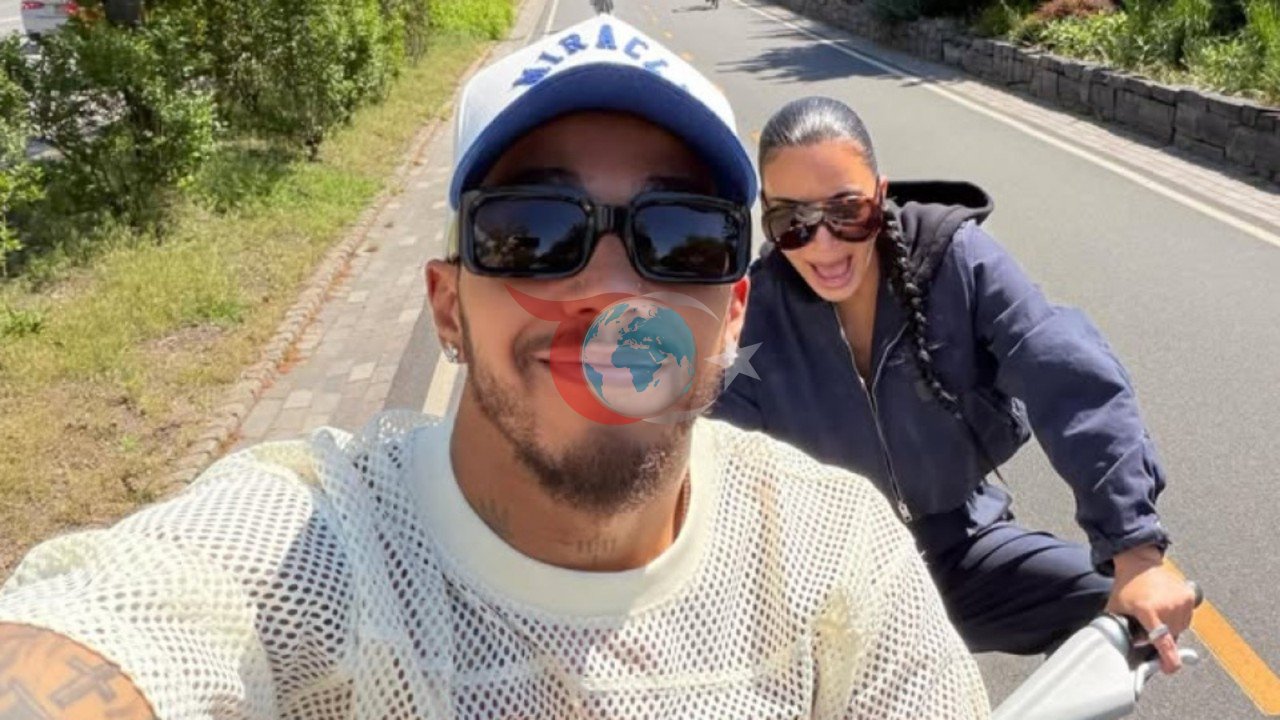 Kardashian ve Hamilton'ın Eğlenceli Bisiklet Turu Anları