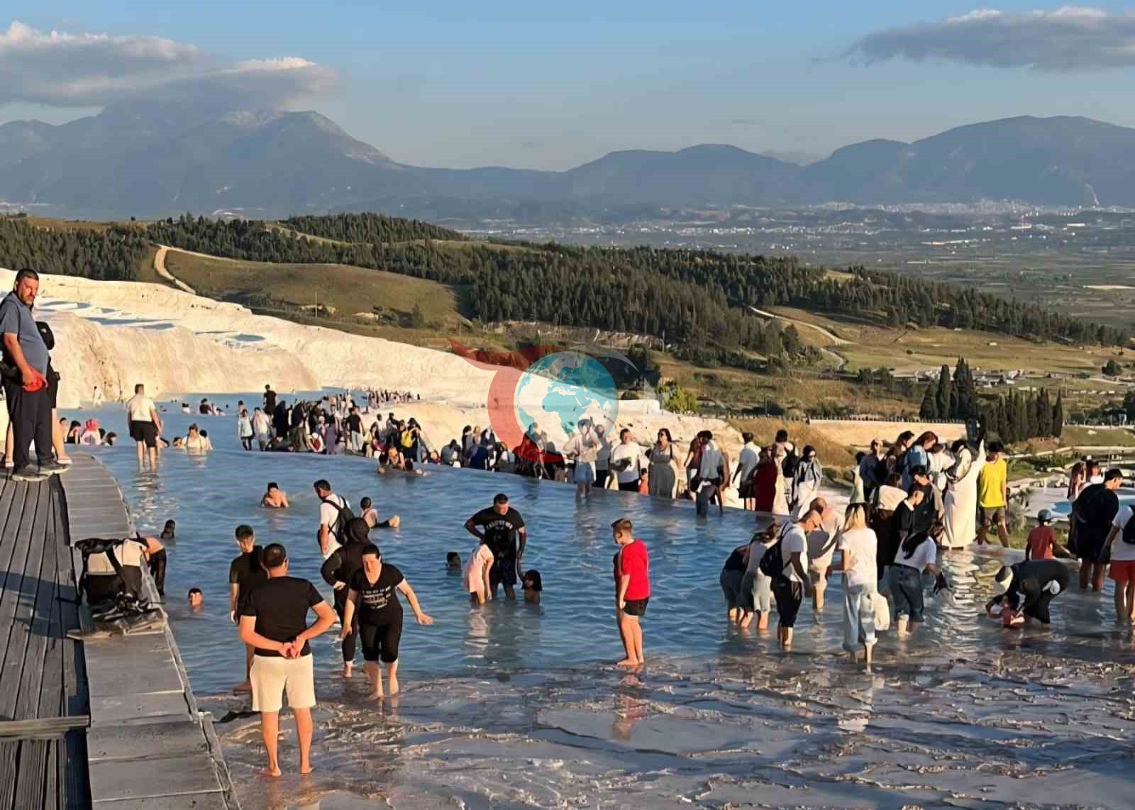 Pamukkale Bayramda Ziyaretçi Rekoru Kırdı
