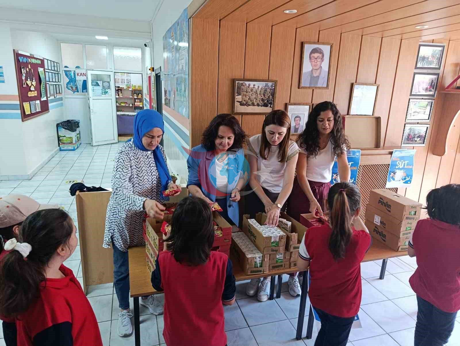 İbtidai sinif şagirdləri ilə Ümumdünya Süd Günü qeyd olundu