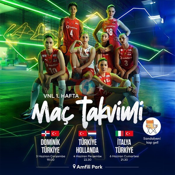 Türkiye Kadın Voleybol Takımı&rsquo;nın maçları Ataşehir&rsquo;de dev ekranda yayınlanacak