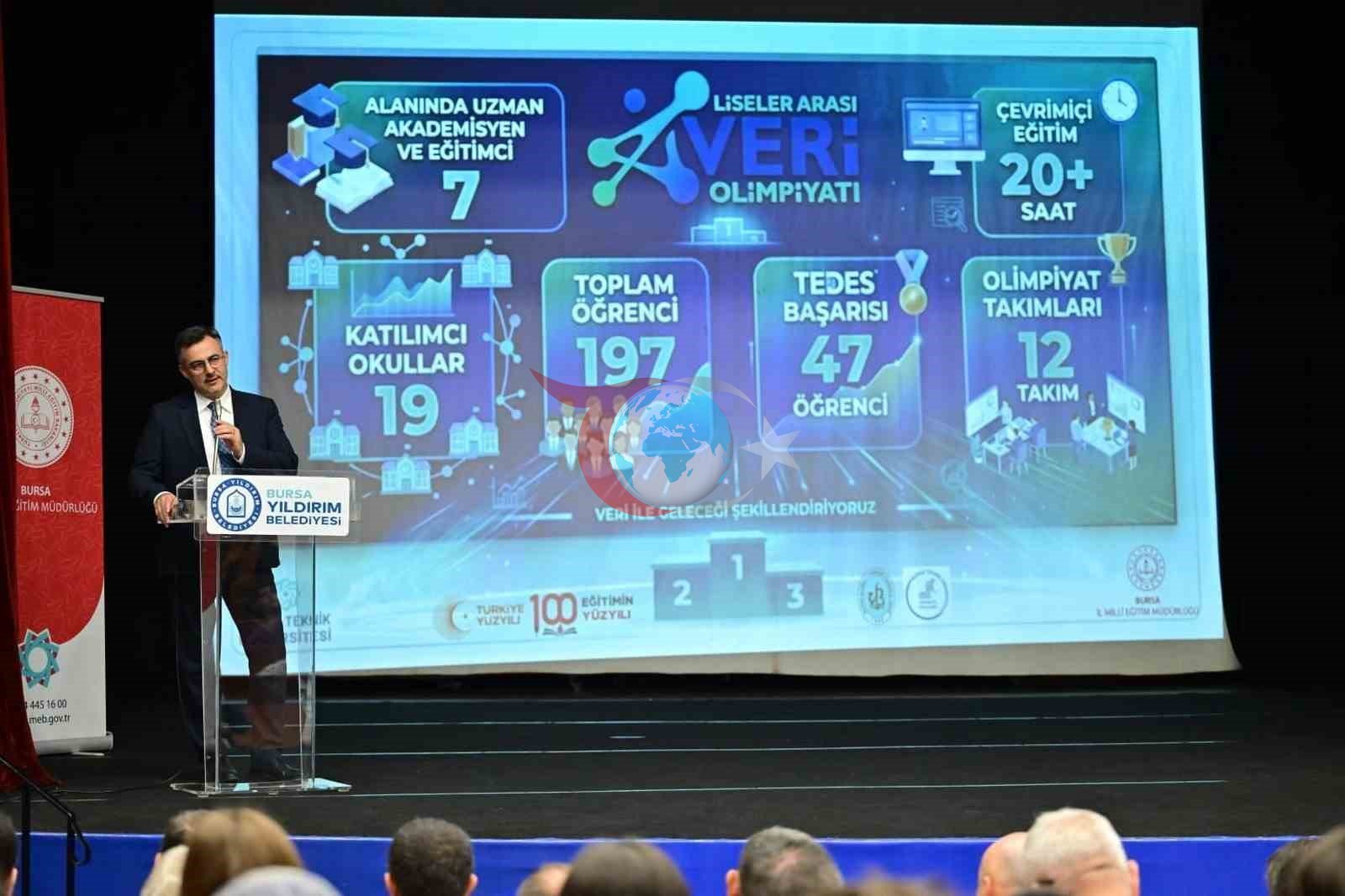 Bursa'da Liselerarası Veri Olimpiyatı'nda Ödüller Sahiplerini Buldu