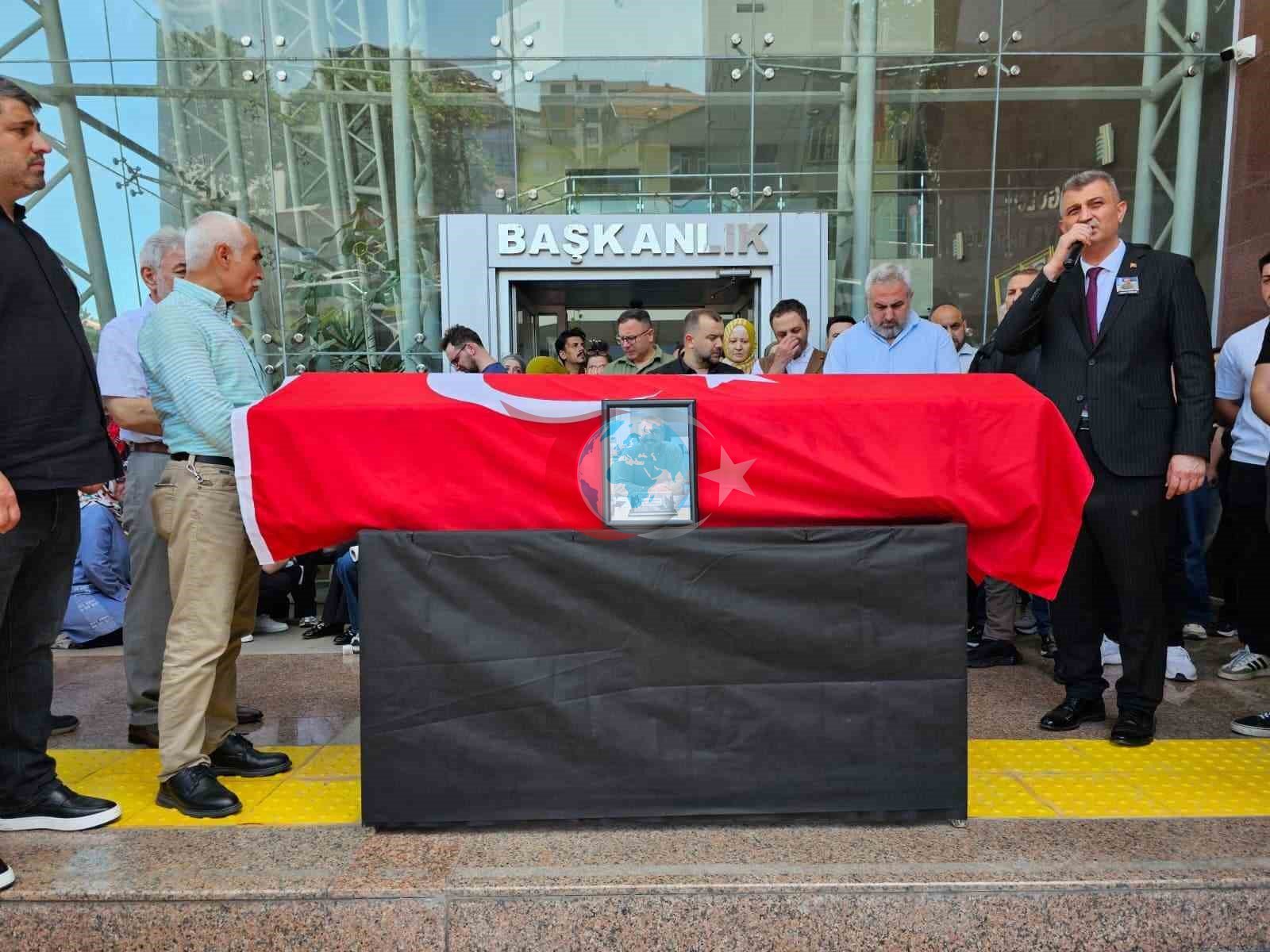 Hayatını kaybeden harita mühendisi son yolculuğuna uğurlandı