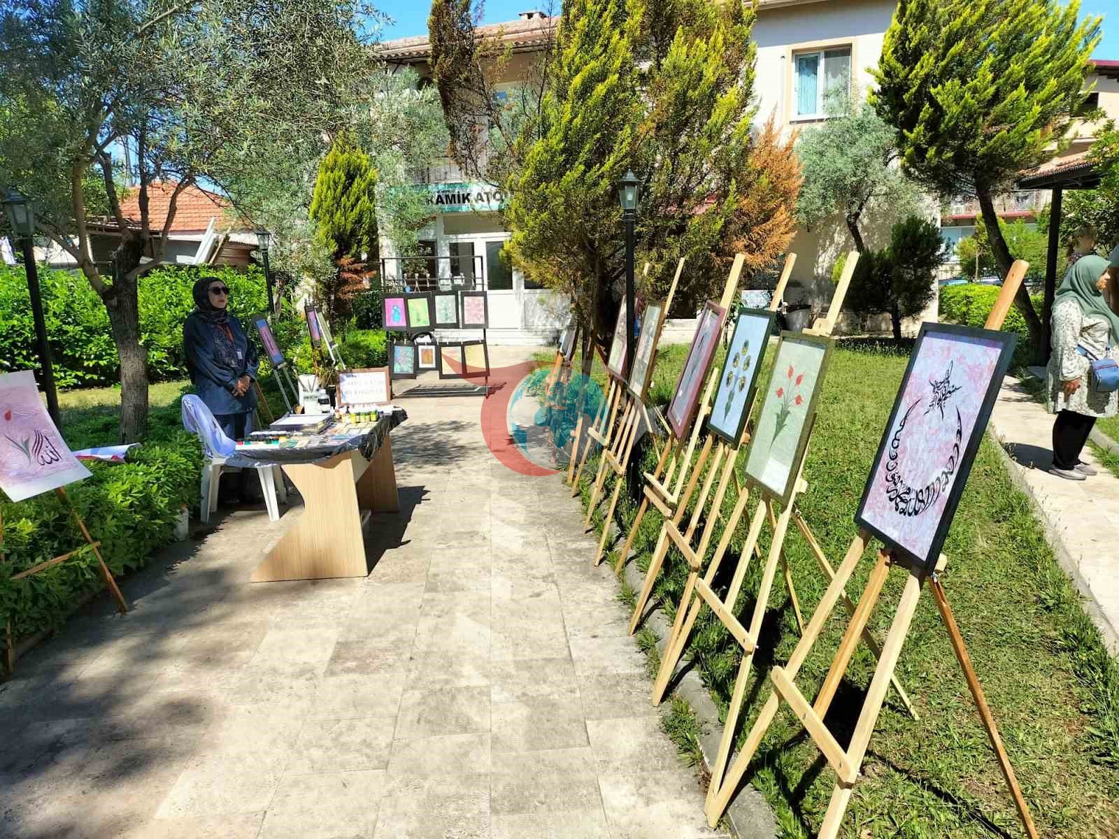 Köyceğiz’de kursiyerler emeklerini sergiledi