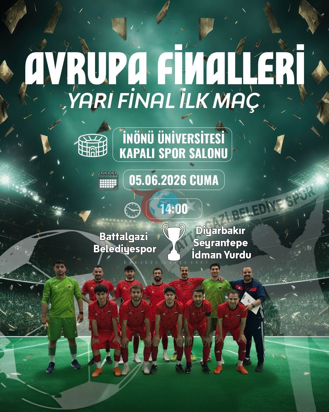 Battalgazi Belediyespor Yarı Finalde Zafer Peşinde