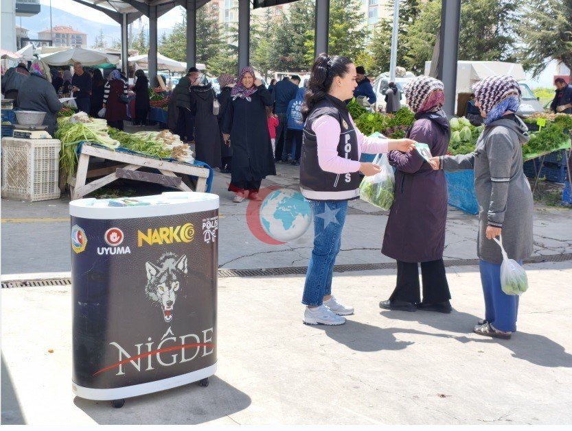 Niğde'de Uyuşturucuyla Mücadelede 1406 Kişiye Bilgilendirme