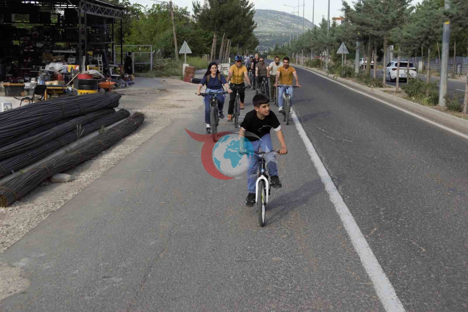 Dicle’de pedallar sağlıklı yaşam için çevrildi