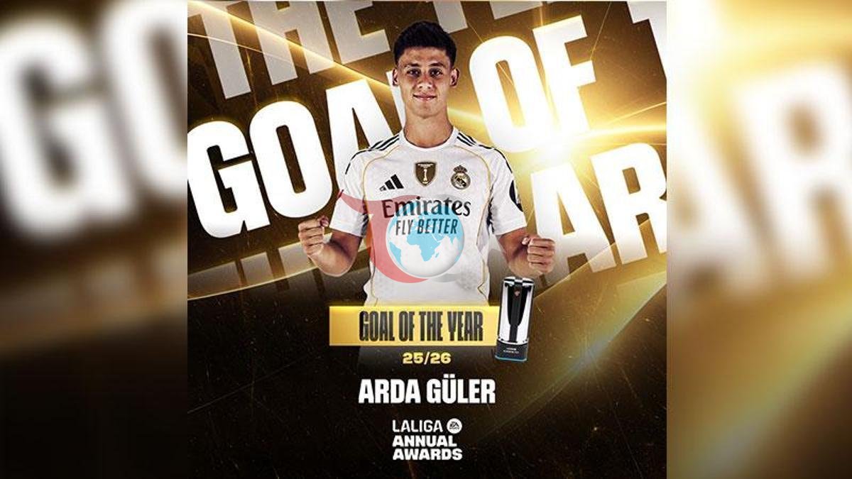 Arda Güler'in Unutulmaz Golü La Liga'da Yılın En İyisi Seçildi