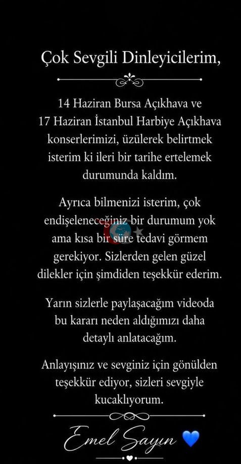 Emel Sayının səhhətində narahatlıq doğuran inkişaf - Şəkil: 2