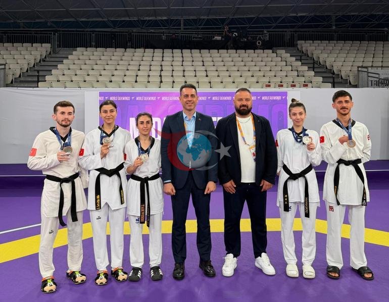 Milli taekvondoçulardan 13 medal