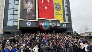 Buca Belediyesinde maaş krizi Çalışanlar iş bıraktı