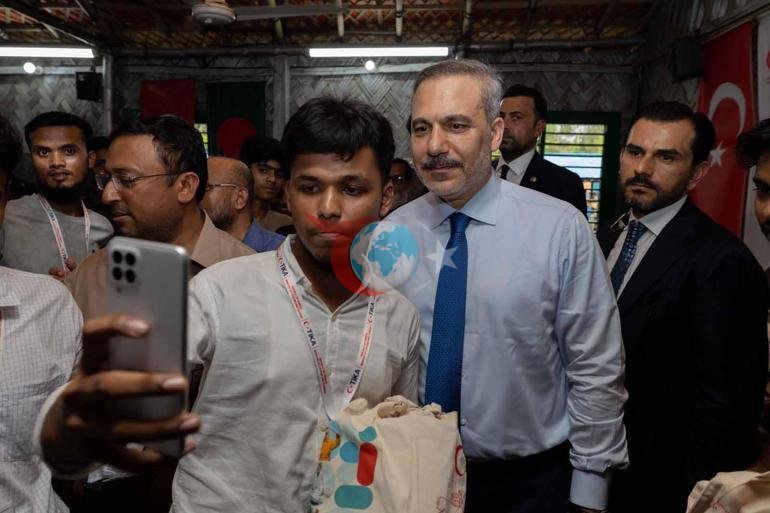 Dışişleri Bakanı Fidan, Bangladeşte mülteci kamplarını ziyaret etti