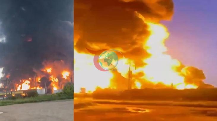 Ukrayna'nın İHA Saldırısı Rusya'da Petrol Tesisini Vurdu