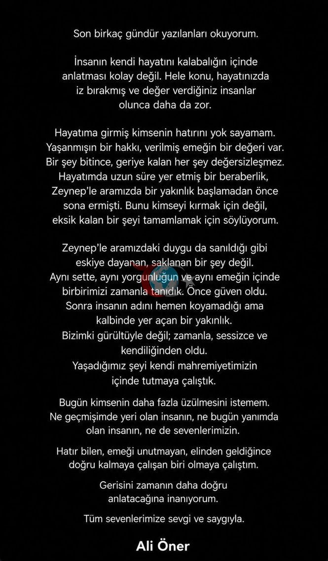 Ali Önerdən Zeynep Atılgan etirafı! Eşqini təsdiqlədi - Şəkil: 4