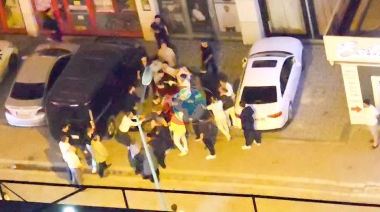 Düğünde tansiyon yükseldi Gerilim sokağı savaş alanına çevirdi