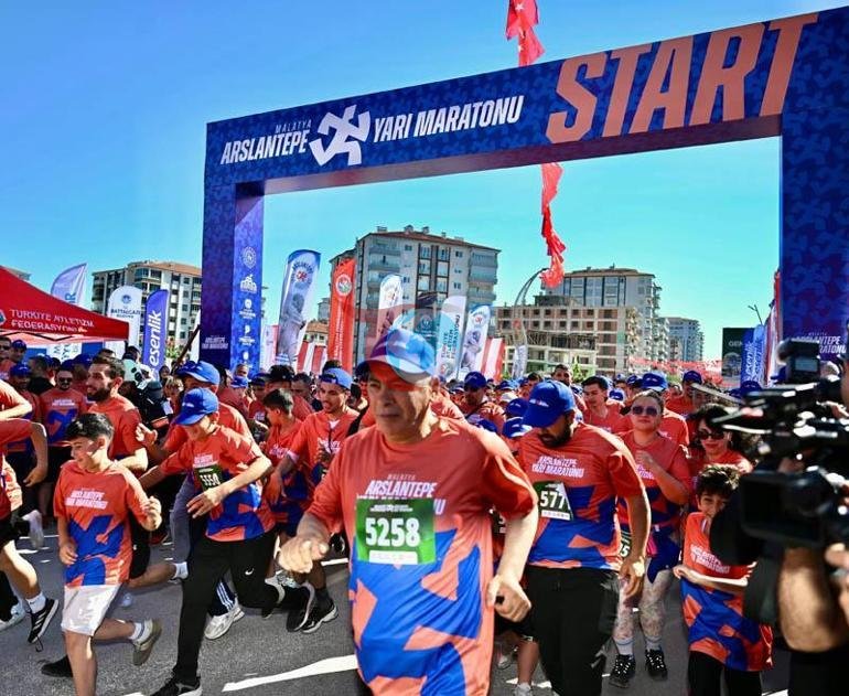 Malatya Uluslararası Arslantepe Yarı Maratonu düzenlendi
