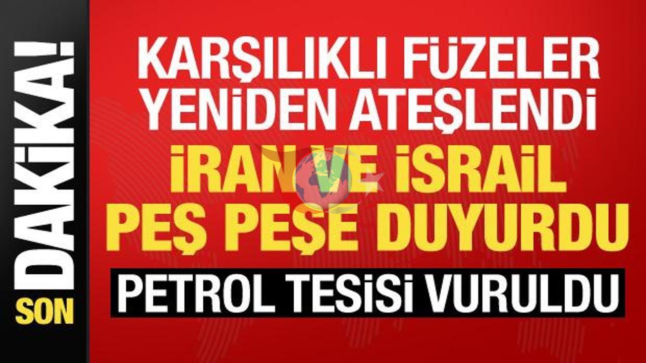 İsrail ve İran Arasında Gerilim Tırmanıyor: Karşılıklı Füze Saldırıları