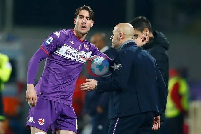 Vincenzo Italiano ve eski öğrencisi Vlahovic