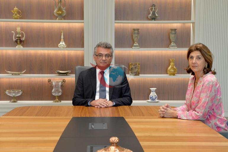 ŞKTC Prezidenti Erhürman BMT-nin Kipr nümayəndəsi Cuellar ilə görüşüb