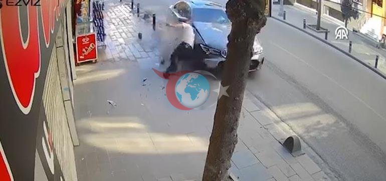 O, qəzaya uğradı, onu 2 metr havaya tulladı; o, yaralananlara deyil, zərərə baxdı. Sürücünü təslim edən davranış