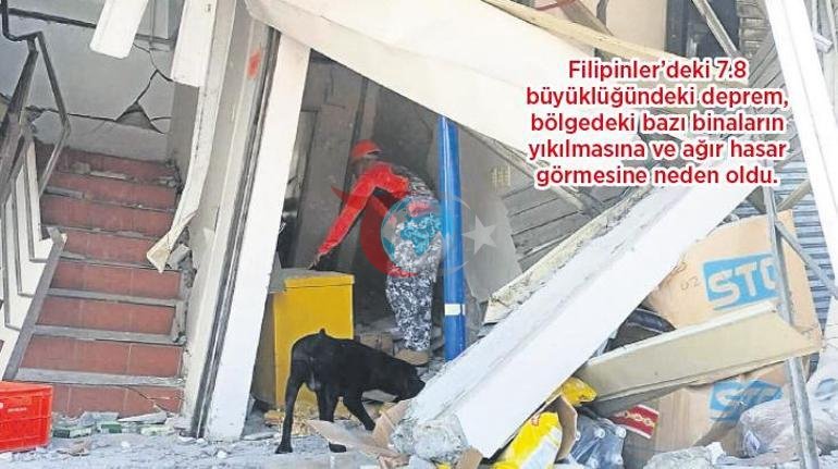 Filippində dənizdə 7,8 bal gücündə zəlzələ olub, quruda dağıntı olub