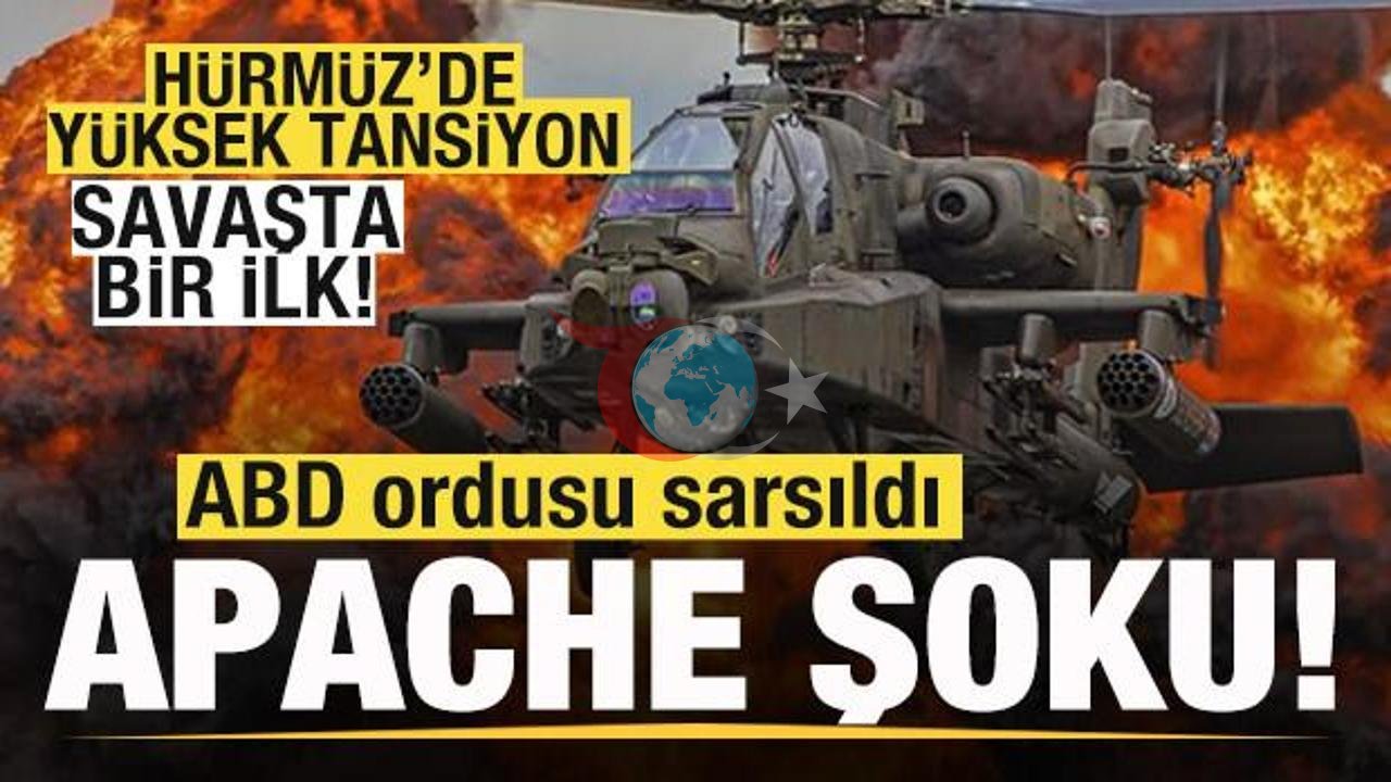 Hürmüz Boğazı'nda ABD Apache Helikopteri Düştü