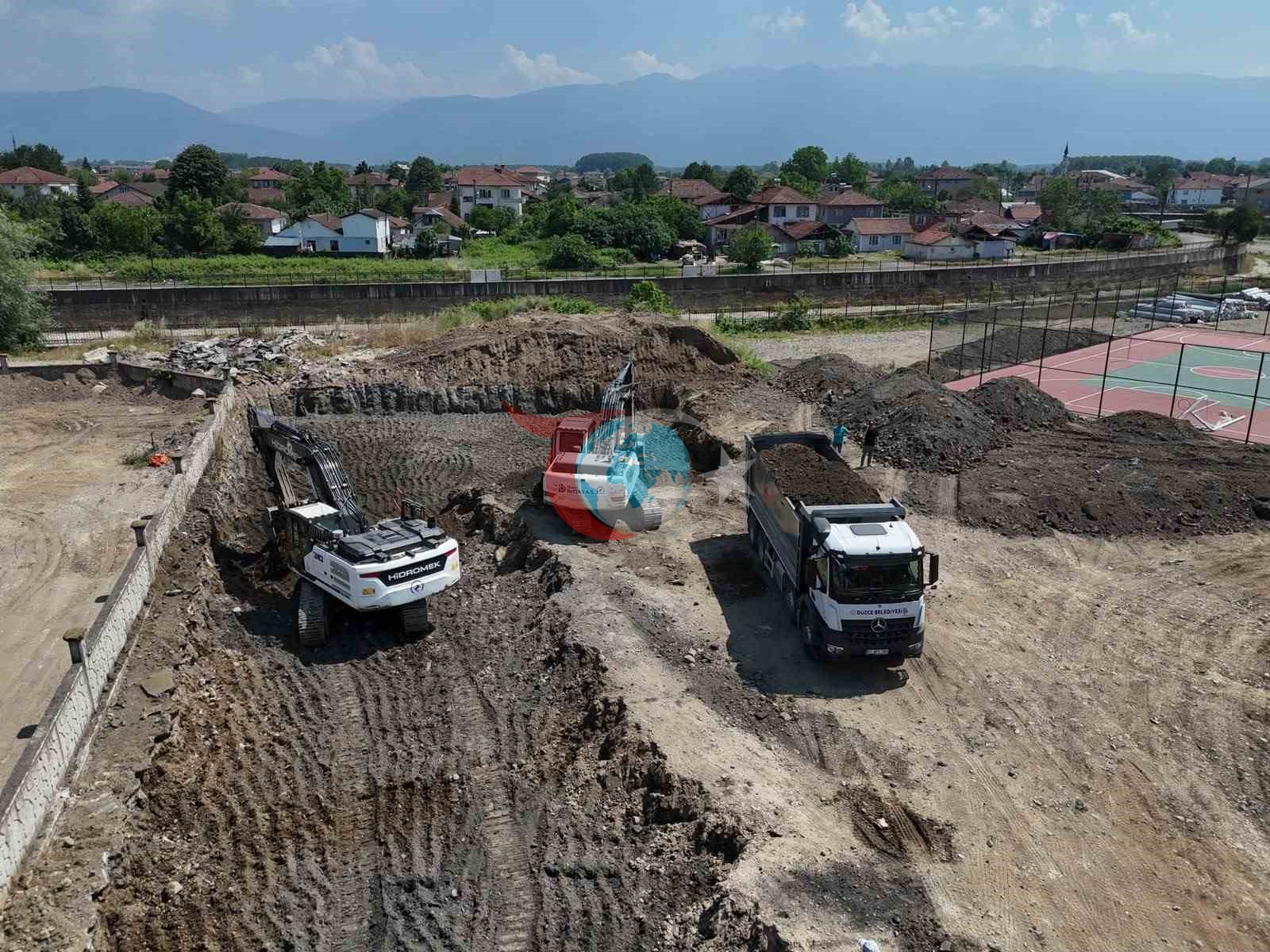 Düzce'de 19 Mayıs Spor Kampüsü İnşaatı Başladı
