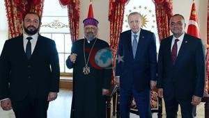 Prezident Ərdoğan Türkiyə Ermənilərinin Patriarxı Sahak Maşalyanı, Türkiyə Ermənistanın Patriarxı Sahak Maşalyanı qəbul edib