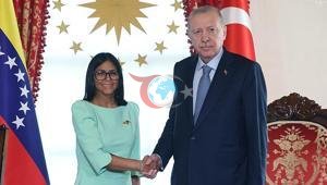 Prezident Ərdoğan Venesuelanın müvəqqəti prezidenti Rodriges ilə görüşüb