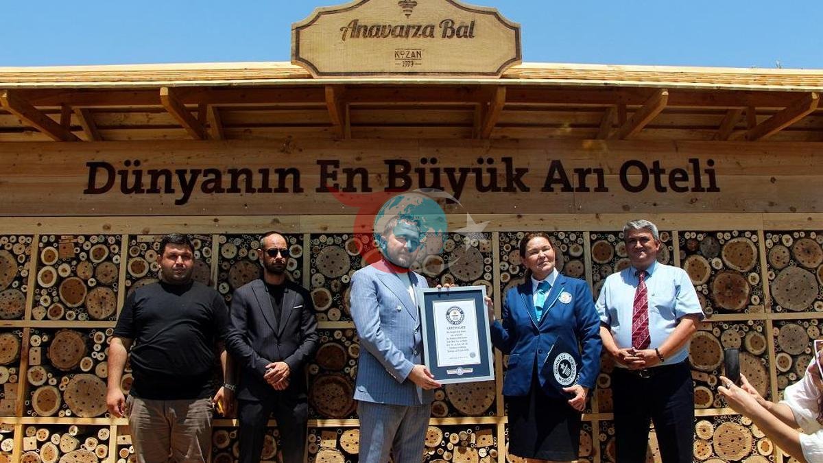 Adana'da Dünyanın En Büyük Arı Oteli Kuruldu, Guinness Tescilli