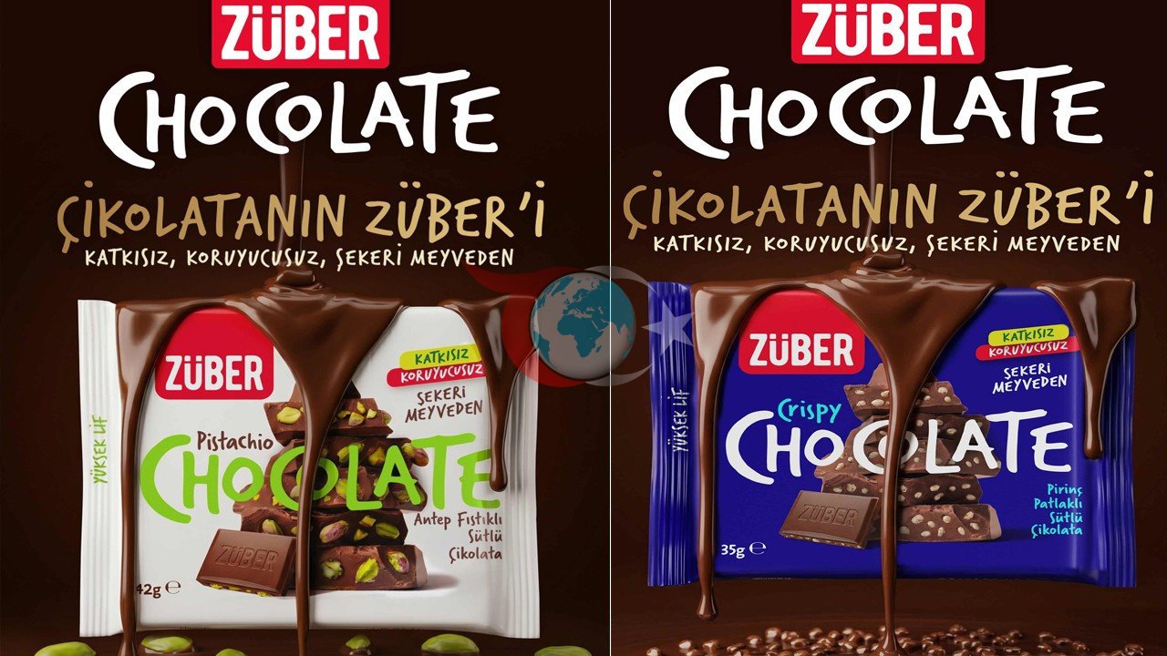 Züber'den Doğal İçerikli Yeni Çikolata Serisi Raflarda