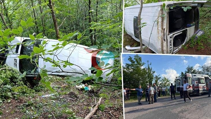 Ordu'da Minibüs Kazası: 5'i Çocuk 10 Yaralı