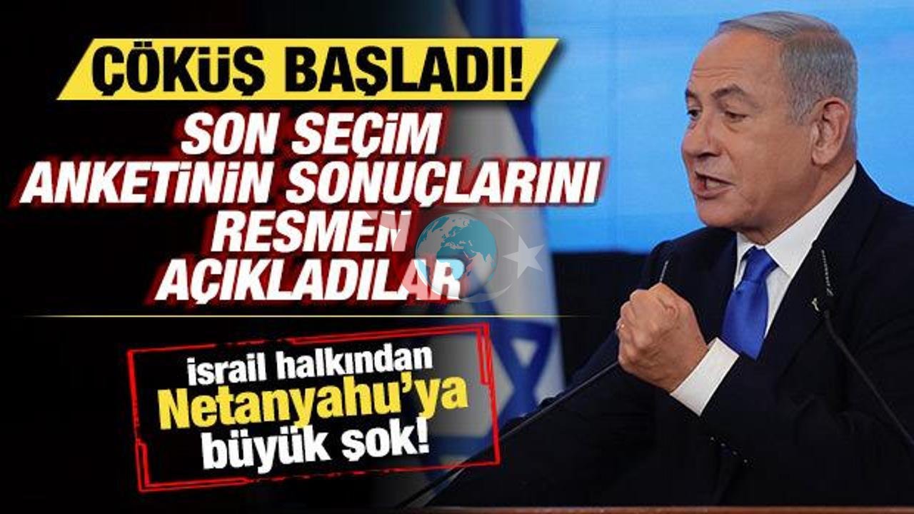 İsrail'de Anket Sonuçları: Netanyahu'ya Destek Azalıyor