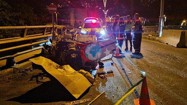 Kilimli'de Feci Kaza: Otomobil Takla Attı, 1 Kişi Ağır Yaralı