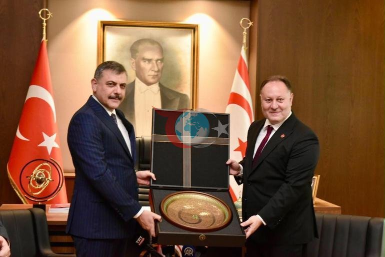 KKTC Başbakanı Üstel, Bakan Çiftçi’yi kabul etti