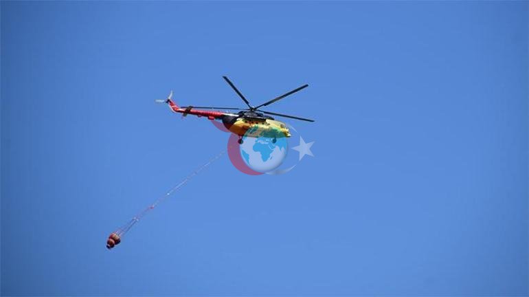 Manisada orman yangını Ekipler sevk edildi