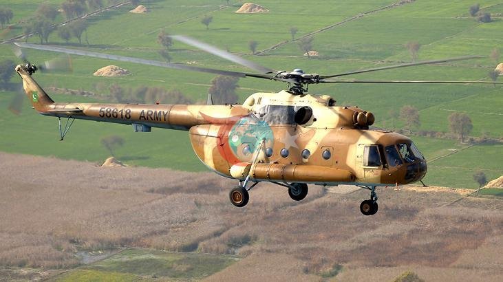 Pakistan'da Askeri Helikopter Kalkış Sırasında Düştü: Kurtulan Yok